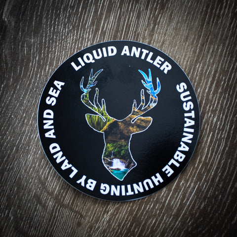 Liquid Antler Sticker