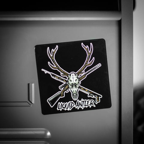 Liquid Antler Deer Skull Sticker